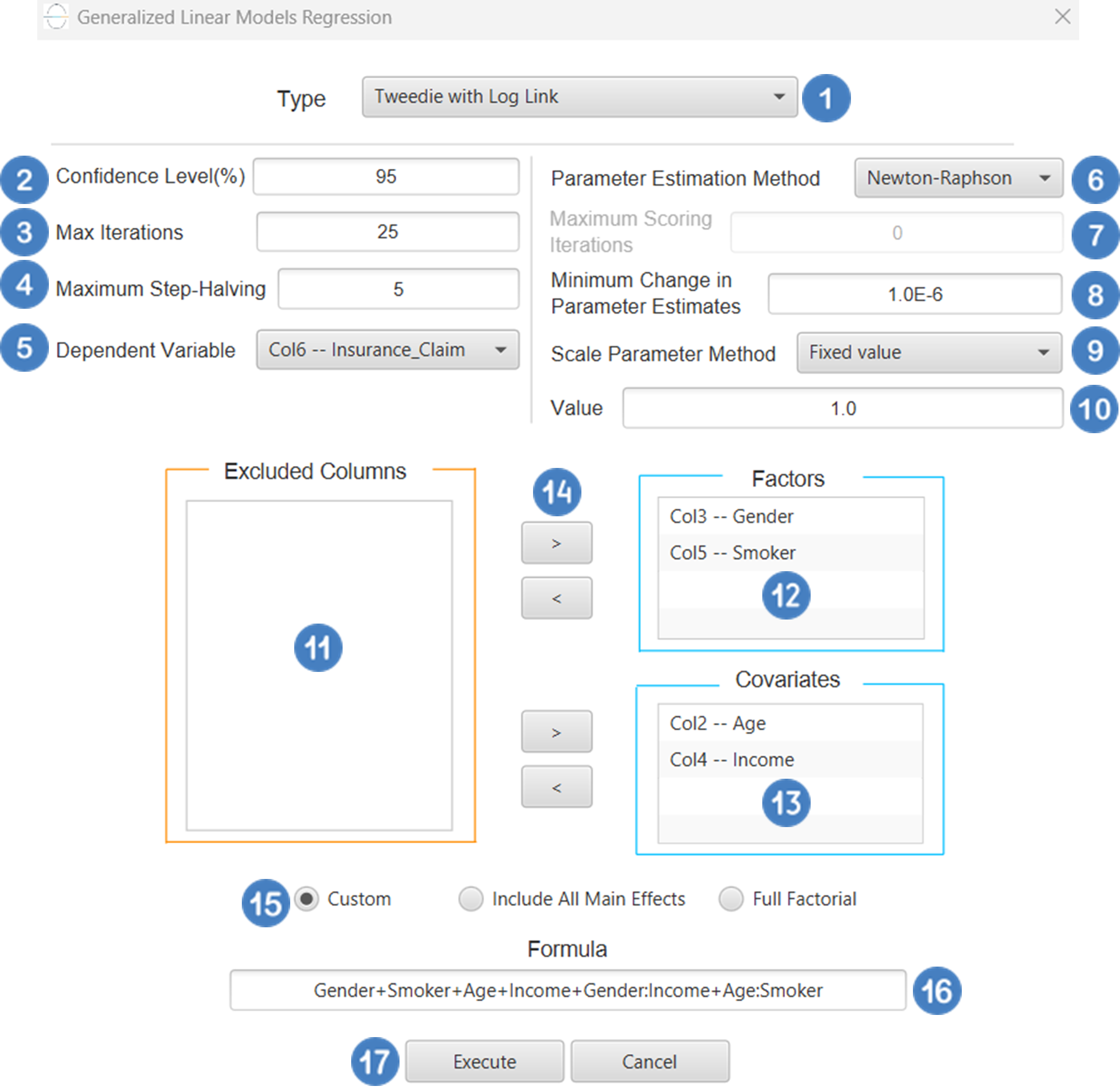 tweedielogGLM-config