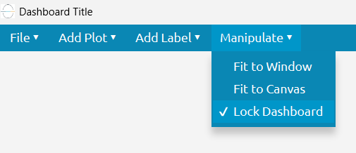 Manipulate Dashboard