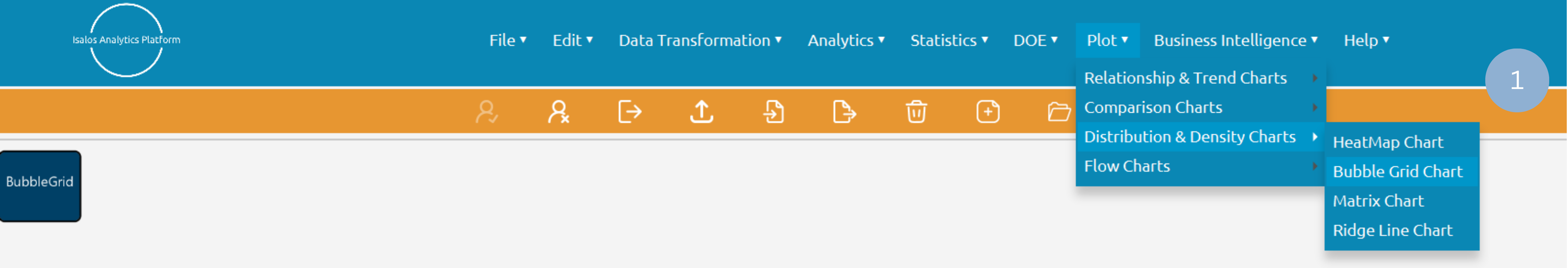 Configure Bubble Grid Chart