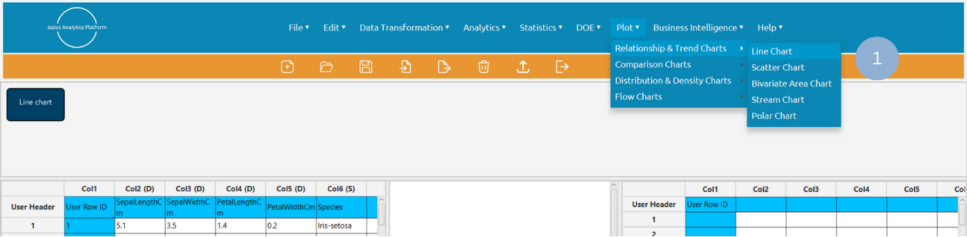 Configure Line Chart