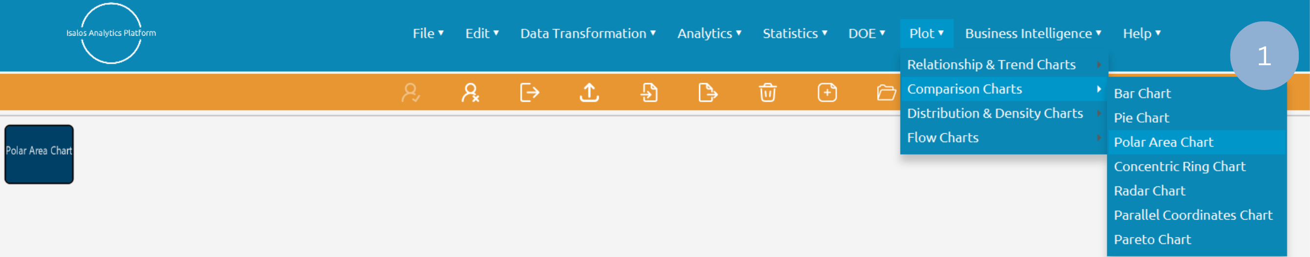 Configure Polar Area Chart