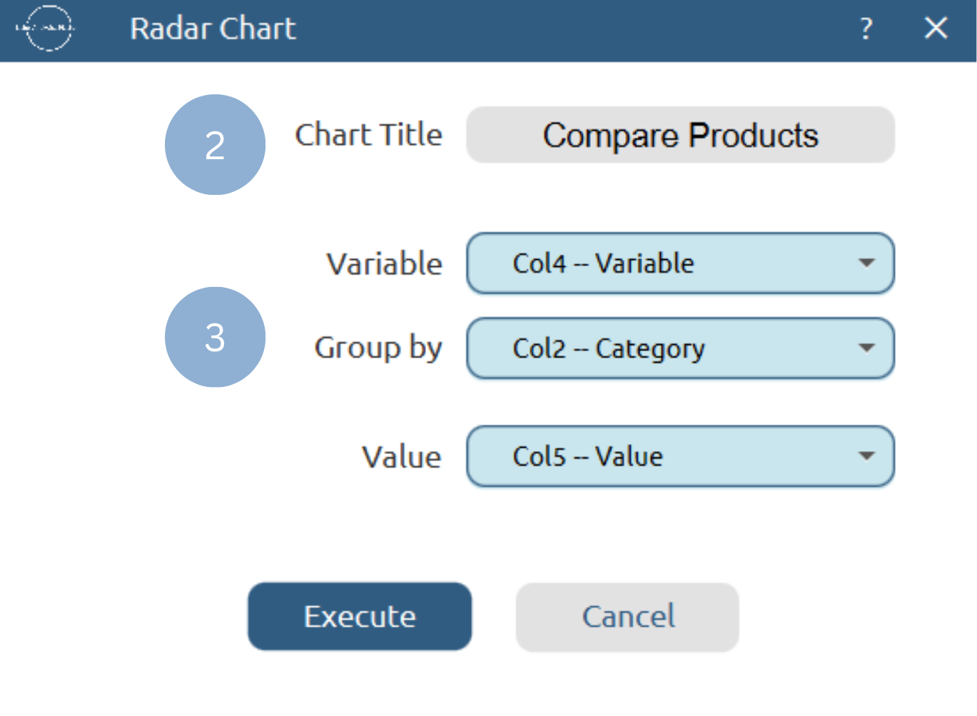 Configure Radar Chart