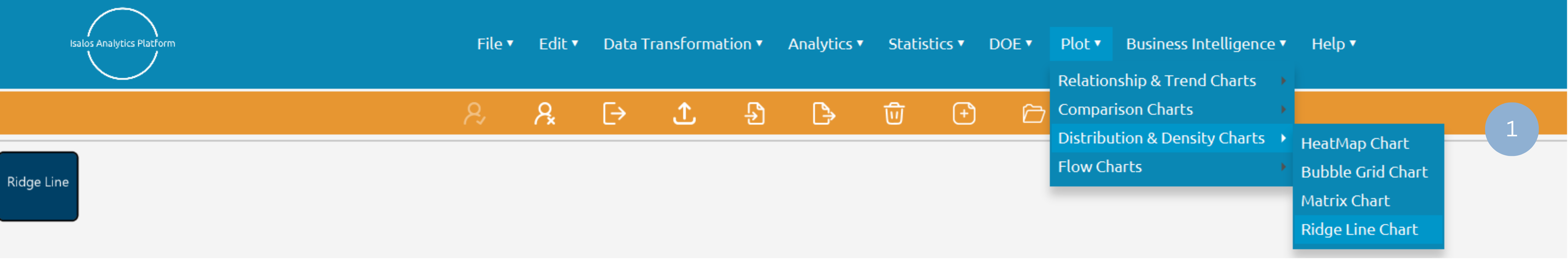 Configure Ridge Line Chart