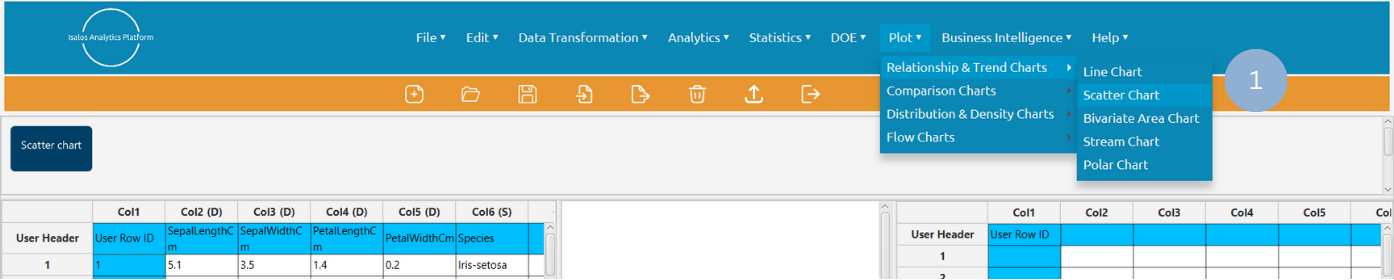 Configure Scatter Chart